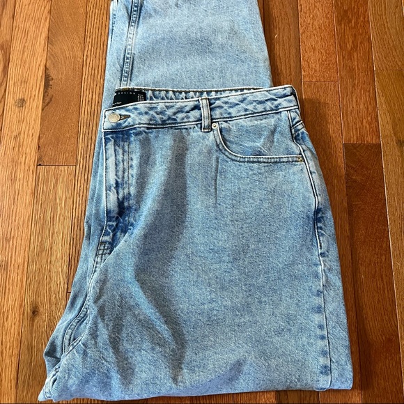 ASOS pre-owned high rise loose fit jeans size US 18/30 - Picture 4 of 9